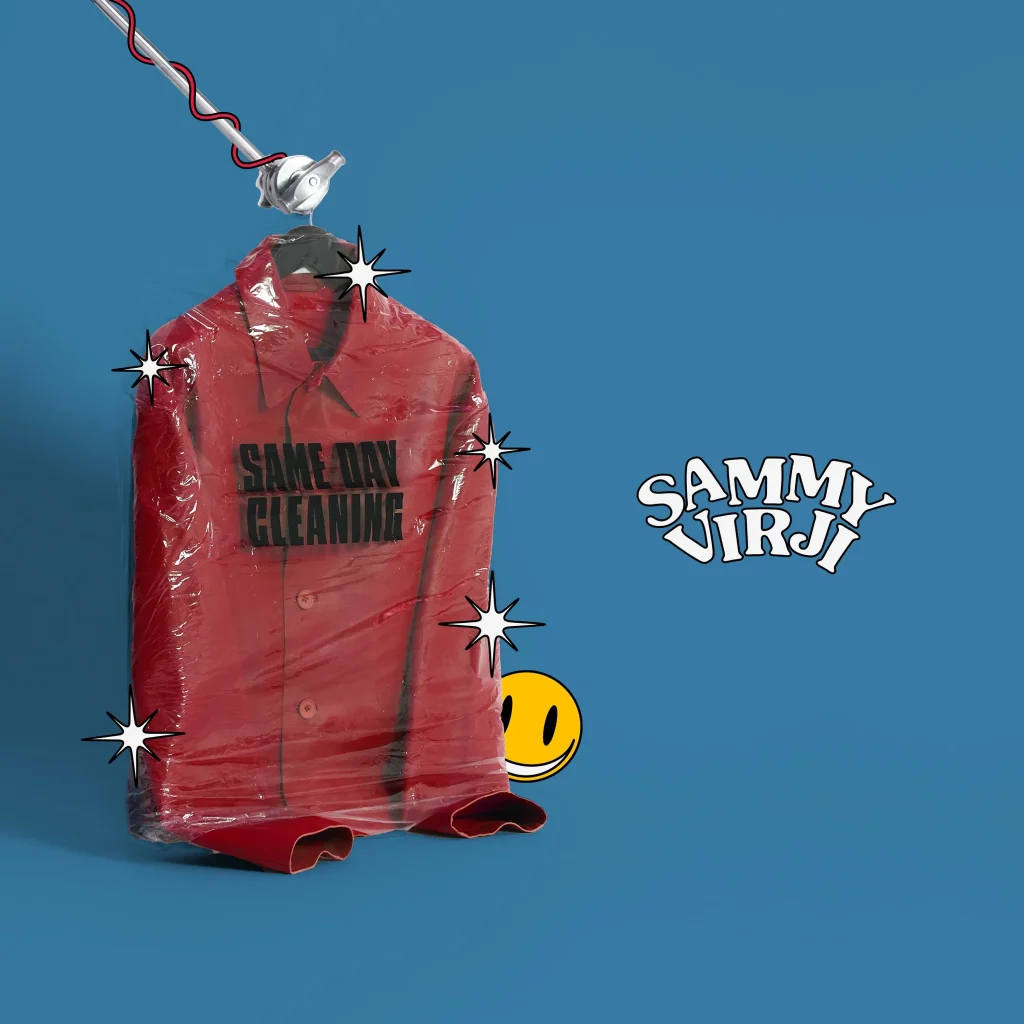 Cover art for forthcoming Sammy Virji album, Same Day Cleaning