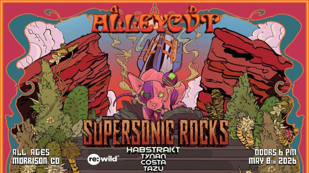 Concert poster for Red Rocks