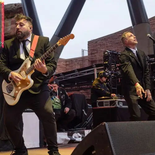 The band Codefendants performs onstage